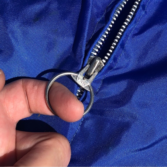 Vintage BF Goodrich Nylon Lightweight Jacket Windbreaker Blue - Picture 9 of 12